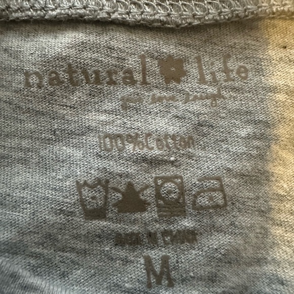 NATURAL LIFE Gray Dog Print T-Shirt - Picture 2 of 9